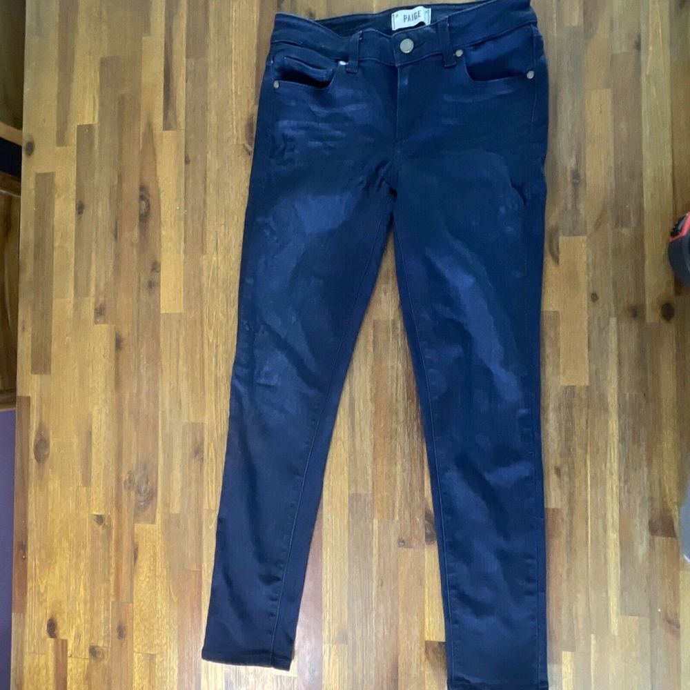 PAIGE Denim Verdugo Crop Skinny Stretch Jeans Never Worn Womens Size 27 - Picture 6 of 16